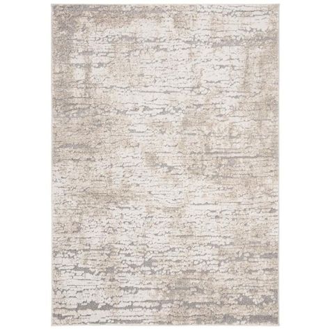 Safavieh Spirit Dorly 8 x 10 Taupe/Ivory Indoor Abstract Area Rug in the Rugs department at Lowes.com Basement Rug, Safavieh Rug, Square Area Rugs, Family Room Ideas, Stylish Rugs, New Apt, Round Area Rugs, Decor Home Living Room, Ivory Rug