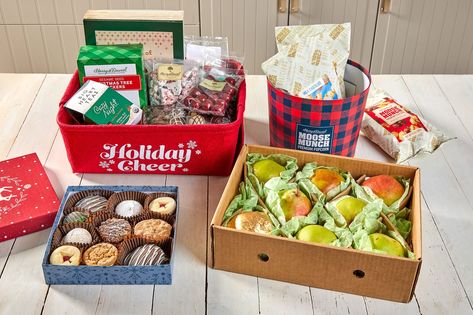 The Best Harry & David Gifts That Make Holiday Shopping Easy Harry And David Gift Baskets, Holiday Truffles, Moose Munch, Stilton Cheese, Harry And David, Holiday Fruit, Bountiful Baskets, Fruit Wreath, Harry & David