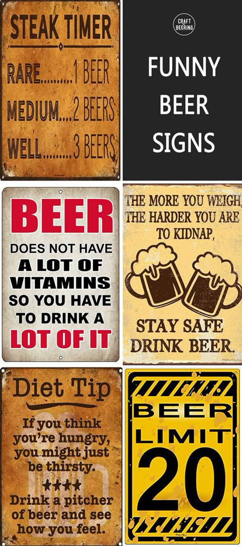 Beer Signs Diy, Alcohol Quotes Funny Bar Signs, Man Cave Quotes, Funny Beer Signs, Bar Signs For Home, Bar Sign Ideas, Beer Wall Decor, Cocktail Signs, Home Bar Wall Decor