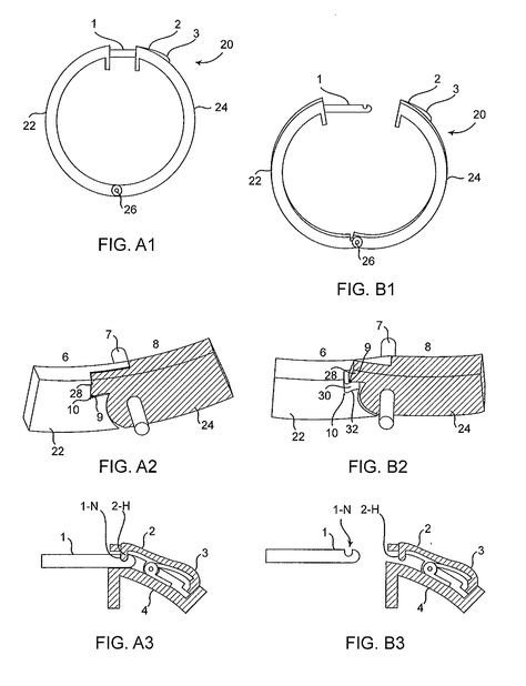 Patent US20110056241 - Spring lock mechanism for hinged pierced ... Locking Mechanism Design Ideas, Jewelry Knowledge, Lock Jewelry, Jewellery Design Sketches, Industrial Jewelry, Jewelry Illustration, Metalsmithing Jewelry, Jewelry Design Drawing, Jewelry Drawing