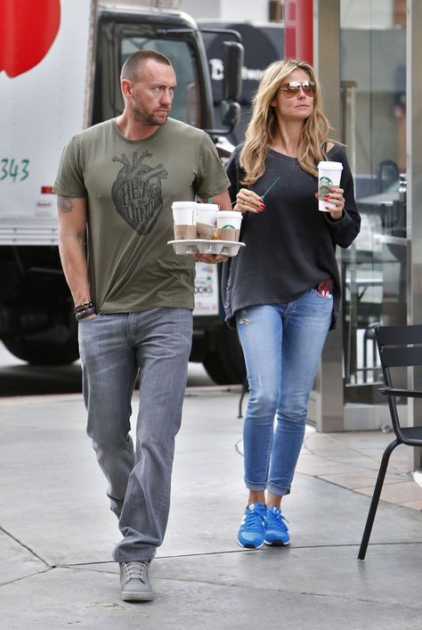 Heidi Heidi Klum Style, Lakers Game, Rolled Up Jeans, Blouse Casual Fashion, Sneakers Looks, Jennifer Garner, April 15, Heidi Klum, A Plus