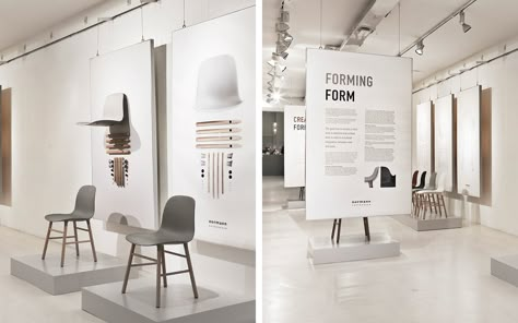 Form Exhibition Furniture Exhibition Design, Exhibition Wall Design, Chair Exhibition, White Exhibition, Interior Exhibition, Furniture Exhibition, Wood Floor Texture, Event Booth Design, Scandinavian Furniture Design