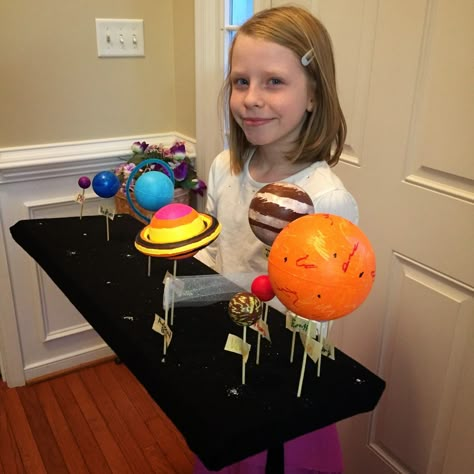 So just when I thought we were done with big projects, Lorien brings home a huge solar system project!  ha ha ha.  It never ends when you h... Solar System Model Project, 3d Solar System Project, Solar Energy For Kids, Solar System Project, Solar System Projects For Kids, 3d Solar System, Planet Project, Solar System Model, Solar System Projects