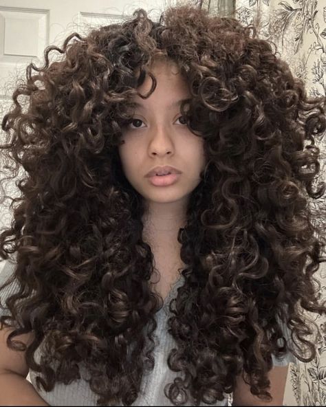 Long Curly Hair Wigs, Big Curly Hair Middle Part, Volumous Curly Hair, Big Curly Hair Styles, Curly Hairstyles Volume, Long Curly Hair Volume, Thick 3b Hair, Curly Haircut Volume, Type 3a Curly Hair