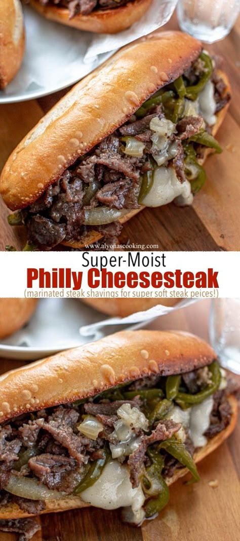 Cheese Steak Sandwich Recipe, Philly Cheesesteak Sandwiches, Philly Cheesesteak Recipe, Cheesesteak Sandwiches, Philly Cheese Steak Sandwich, Cheesesteak Sandwich, Steak Sandwich Recipes, Philly Cheese Steak Recipe, Sauteed Onions