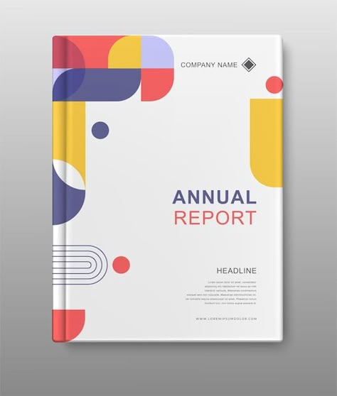 Annual report cover book geometric desig... | Premium Vector #Freepik #vector #creative-layout #layout-design #poster #print-advertising Book Design Cover Creative, Research Cover Page Design, Geometric Magazine Layout, Print Magazine Design, Geometric Cover Design, Geometric Book Cover, Catalogue Cover Design Ideas, Cover Book Design Layout, Document Cover Design