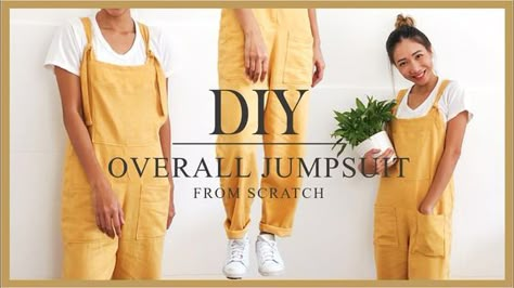 Jumpsuit Pattern Sewing, Diy Clothes Refashion, Sewing Projects Clothes, Diy Vetement, Diy Clothes Design, Womens Clothing Patterns, Overall Jumpsuit, Costura Diy, Sew Ins