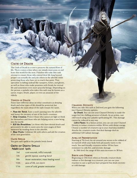 Backstory Ideas, Dnd Paladin, D D Classes, Dungeon Master's Guide, Dnd Races, Dnd Classes, Dungeons And Dragons 5e, Dungeons And Dragons Classes, Dnd 5e Homebrew