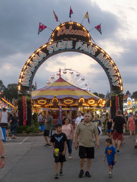 State Fair Decorations, Carnival Gate Entrance, Carnival Entrance, Theme Park Entrance, Amusement Park Entrance Design, Amusement Park Sign, Circus Christmas, Amusement Park Entrance, County Fair Aesthetic Night