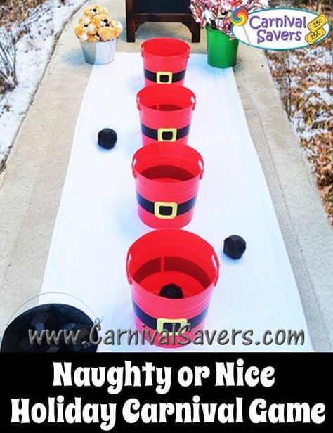 Naughty Or Nice | Christmas Party Games for Adults - FarmFoodFamily.com Holiday Party Kids Games, School Party Games, Christmas Games To Play, Christmas Party Games For Adults, Christmas Fair Ideas, School Christmas Party, Diy Christmas Party, Holiday Party Kids, Xmas Games