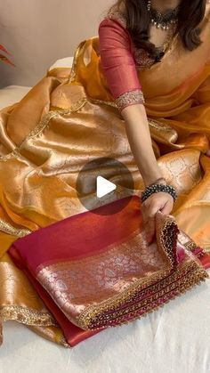 Saree Pattern Dress, Saree K Suit Design, Rich Saree Look, Silk Saree Suits Designs, Blouse Designs Silk Back Design, Banaras Suits Designs, Kora Banarasi Silk Saree, Best Blouse Designs Saree, New Pattern Dresses Indian