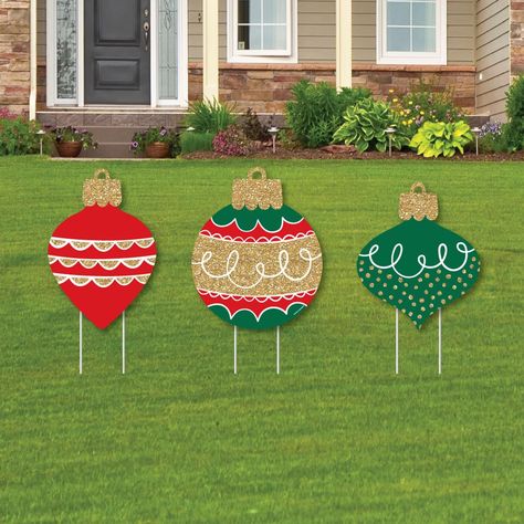 Christmas Party Outdoor, Plywood Christmas, Jigsaw Projects, Sign Decorations, Wooden Decorations, Lawn Decorations, Custom Yard Signs, Christmas Yard Art, Yard Ornaments