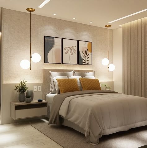 Simple Bedroom Design, Classy Bedroom, Modern Luxury Bedroom, Bedroom Wall Designs, Small Bedroom Decor, Bedroom Decor Design, Modern Bedroom Design, Bedroom Layouts, Small Room Bedroom