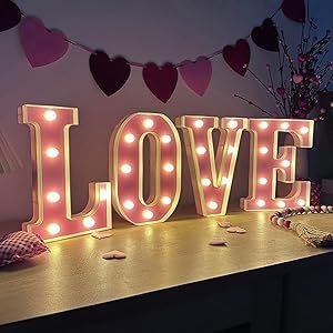 Valentines Shelf, Party Led Lights, Heart String Lights, Light Up Letter, Table Fireplace, Mantel Fireplace, Fireplace Living Room, Neon Style, Light Up Letters