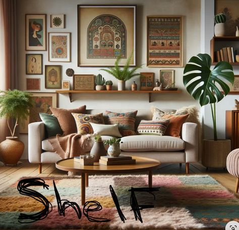 Modern Boho Living Room Decor, Living Room Design Boho, Boho Living Room Inspiration, Bohemian Style Sofa, Bohemian Living Room Decor, Modern Boho Living Room, Boho Interior Design, Living Room Decor Inspiration, Living Room Design Ideas