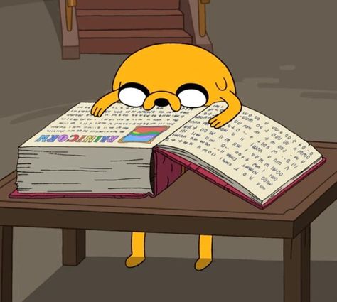 Cartoon Network Characters, A Cartoon, Cartoon Network, Adventure Time, Desk, Reading