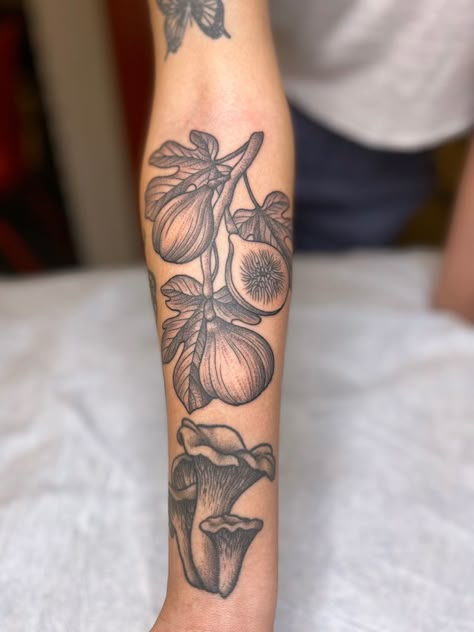 American Traditional Fig Tattoo, Fig Plant Tattoo, Fig Tattoo Sylvia Plath, Almond Tattoo, Fig Branch Tattoo, Fig Leaf Tattoo, Veggie Tattoo, Fig Tree Tattoo, Life Symbol Tattoo