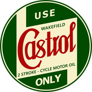 Castrol Oil, Castor Bean, Old Gas Stations, Old Garage, Chain Saw, Old Logo, Garage Art, Vintage Tin Signs, Old Signs