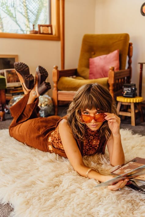 Eclectic Photoshoot, Vintage Theme Photoshoot, Rebrand Photoshoot, 60s Photography, Hippie Photoshoot, 60s Photoshoot, Interior Photoshoot, Retro Editorial, 70s Photoshoot