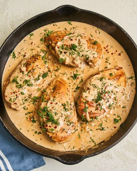 Cream Cheese Chicken (Easy, High Protein) | Kitchn Whiskey Cream Sauce, Irish Chicken, Chicken And Cheese Recipes, Witches Kitchen, Whiskey Cream, Cream Chicken, Cream Cheese Chicken, Cook Chicken Breast, Irish Recipes