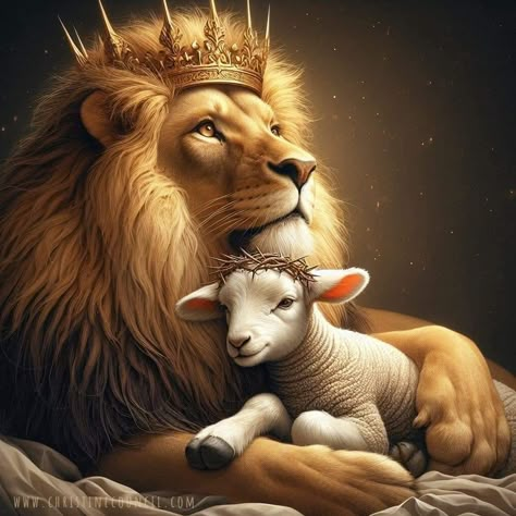 Lion And The Lamb Wallpaper, Lion And The Lamb Painting, Lion And Lamb Wallpaper, Lion Of Judah Wallpaper, Lion And Lamb Art, The Lion And The Lamb, Lion And The Lamb, Lion Lamb, Lion Of Judah Jesus