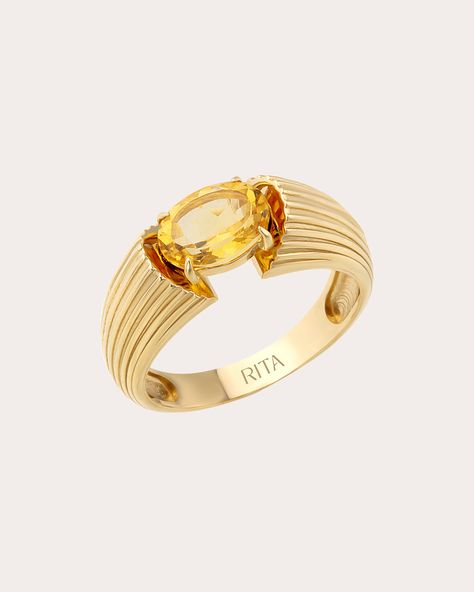 RITA Fine Jewelry Citrine Heirloom Ring | OLIVELA Citrine Wedding Ring, Heirloom Ring, Jewellery Making Tools, Fine Jewelry Rings, Heirloom Rings, Citrine Jewelry, Ring Trends, Jewelry Fashion Trends, Citrine Ring