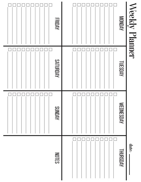 Printable Weekly To Do List, Weekly Planner To Do List, Weekly To Do List Printable Free, Free Printable Weekly Planner Template, Weekly To Do List Template, Week Planner Template, Blank Weekly Planner, Weekly Study Planner, Free Weekly Planner Templates