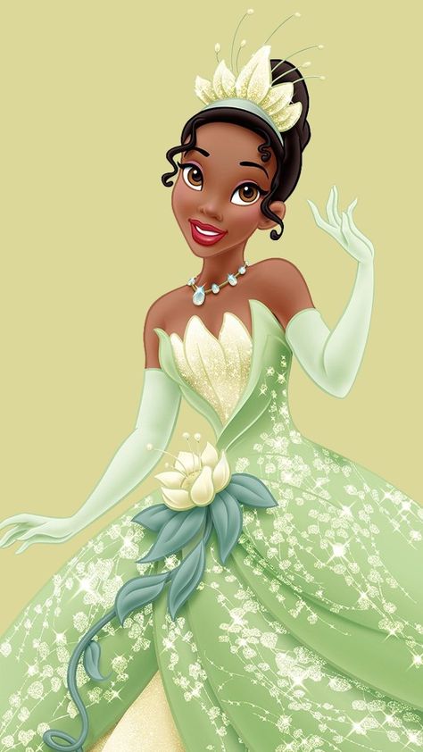 Black Disney Princess, Tiana Birthday Party, Tiana Disney, Walt Disney Princesses, Princesa Tiana, Disney Princess Tiana, Frog Wallpaper, Frog Princess, Princess Wallpaper