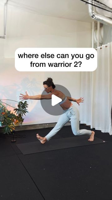 Bonnie Weeks on Instagram: "here’s 7 new ways to sequence with warrior 2.  sequencing is about breaking rules and creating new arbitrary ones.  it requires you to pause and ask more questions about where you’re moving, why, and how. THIS IS THE FUN PART!  if you try any of these, let me know how it goes!  and if you love the way I share sequencing ideas, you’re really gonna love the sequencing book. I’m writing for yoga teachers. 🐅👁️🤓" One Hour Yoga Sequence, Seated Yoga Poses Sequence, Yoga Poses For Mobility, Yogalates Sequence, Yoga Sequences Vinyasa, Halloween Yoga Sequence, Yoga Inversions For Beginners, Unique Yoga Sequence, Peak Yoga Poses