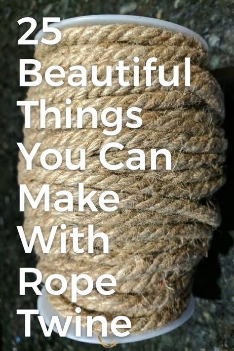 Twine Diy, Twine Crafts, Hantverk Diy, Diy Blanket Ladder, Rope Projects, Rope Crafts Diy, Home Decor On A Budget, Decor On A Budget, Rope Crafts