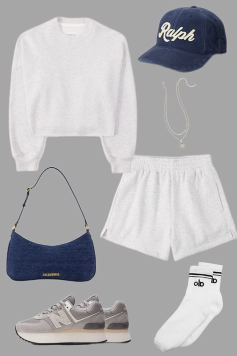 Athlesiure Fits, Comfortable Outfits Lazy Days, Lazy Summer Outfit, Outfits Lazy Days, Preppy Chic Outfits, Comfy Summer Outfits, Summery Outfits, Outfit Pieces, Outfits Lazy