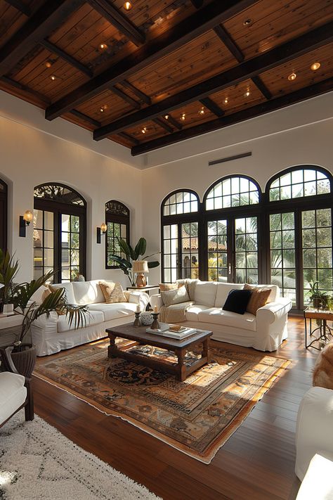 Spanish Colonial Home Design: History and Culture In Your Home Home Decor Ideas Spanish Style, Modern Spaniard Style Home, Spanish Hollywood Home, La Spanish Style Home, Spanish Barndominium, Spanish Style House Interior, Hollywood Spanish Homes, Spanish Home Interior Design, Spanish House Style