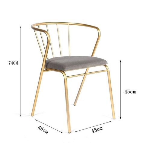 Iron art chair #product Metal Office Chair, Steel Chair Design Metals, Metal Chair Design, Lounge Chair Office, Bedroom Sets Furniture Queen, Outdoor Chairs Design, Gold Lounge, Steel Bed Design, Dressing Table Bedroom