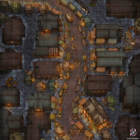 https://www.patreon.com/drmapzo #dnd #map #dungeonsanddragons #battlemap #fantasy #dungeon #city #market #stalls #town #marketplace #store #environment #adventure #magic #outdoors #wilderness #plains #forgottenrealms #roll20 #fantasygrounds #gameart #art #tabletop #rpg #pathfinder #heroclix #encounter #grid #miniatures #cartography City Rpg, Medieval Maps, Tokens Rpg, Dnd Things, Japan City, Fantasy City Map, Dnd World Map, Battle Map, Fantasy World Map