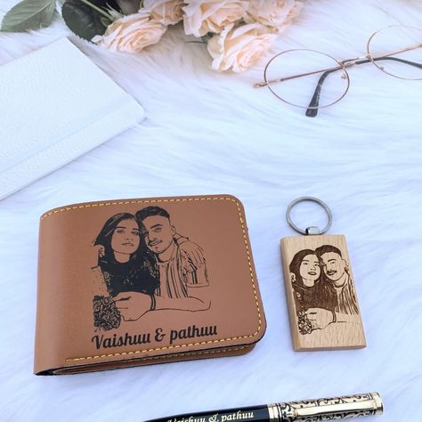 ♥️♥️♥️♥️♥️♥️♥️ *CUSTOMIZE COMBO* WITH YOUR PIC AND NAME CUSTOMIZE INCLUDES :- *• PHOTO WALLET* (AVAILABLE IN 7 COLOURS) *• NEW JARI PEN* *• ENGRAVING PHOTO KEYCHAIN* PRICE : 649/- FREE SHIPPING MAKING TIME : 2-3 WORKING DAYS ♥️♥️♥️♥️♥️♥️♥️ *BEST QUALITY PROVIDED* . . . . . . . . . 1. #customisedmobilecover 2. #personalizedphonecase 3. #uniquephonecover 4. #customphonecase 5. #bespokephonecover 6. #handmademobilecase 7. #designerphonecase 8. #customizedphonecover 9. #phonecaseart 10. #ma... Customised Gifts, Engraved Wallet, Engraving Ideas, Custom Wallet, Photo Keychain, Personalized Wallet, Pretty Wallpaper Iphone, Business Management, Pretty Wallpapers