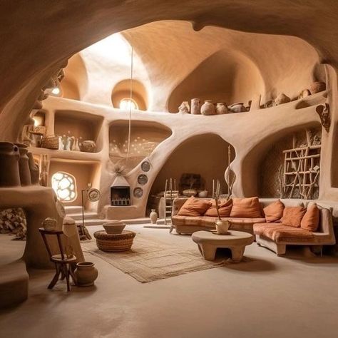 Clay Houses Architecture, Organic Building Architecture, Baluchestan Iran, Mud Homes, Clay Architecture, Cob House Interior, Earthship Home, Mud House, Dome Home