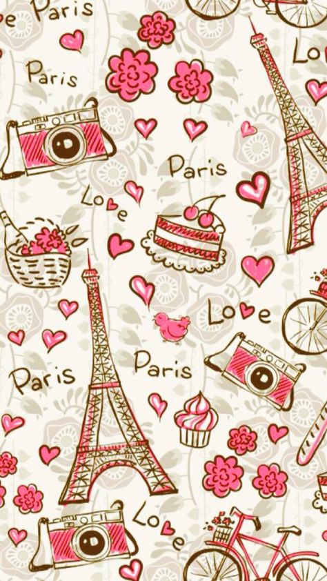 Paris Paris Wallpaper Iphone, Paris Baguette, Paris Illustration, Paris Wallpaper, I Love Paris, Paris Love, The Eiffel Tower, Cute Backgrounds, Cellphone Wallpaper