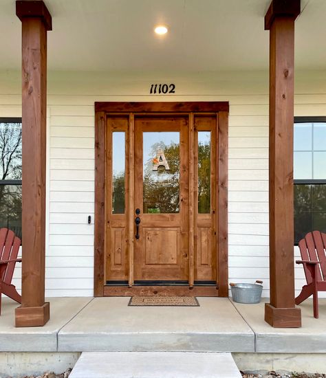 Black interior front door