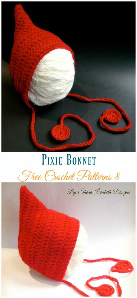 Pixie Bonnet Crochet Free Pattern - Baby #Bonnet; Hat Free #Crochet; Patterns Crochet Baby Gnome Hat, Crochet Baby Pixie Hat, Crochet Pixie Hat Pattern Free Baby, Pixie Crochet Hat Pattern Free, Crochet Pixie Bonnet Free Pattern, Pixie Bonnet Crochet Pattern Free, Pixie Hat Crochet Pattern Free, Crochet Pixie Hat Pattern Free, Baby Crochet Hat Pattern Free