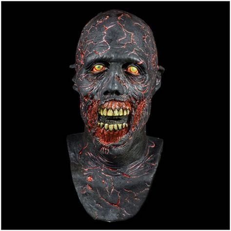 charred walker mask Zombie Reference, Venetian Fashion, Zombie Skin, Scary Witches, Disturbing Art, Diy Horror, Film Makeup, Halloween Costumes For College