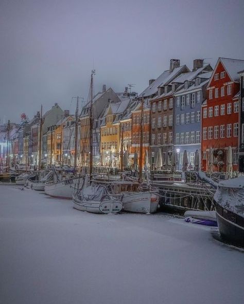 Copenhagen Denmark Aesthetic, Denmark Winter, Copenhagen In Winter, Denmark Aesthetic, Copenhagen Christmas, Visit Denmark, Copenhagen Travel, Europe Photos, Bucket List Destinations