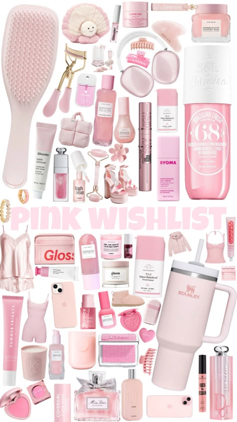 🩷🩷#pink #beauty #wishlist #wishlistideas Teen Christmas Wishlist, Wishlist Pink, Pink Wishlist, Pink Princess Aesthetic, Girly Christmas Gifts, Cute Christmas Ideas, Preppy Gifts, Beauty Wishlist, Face Care Routine