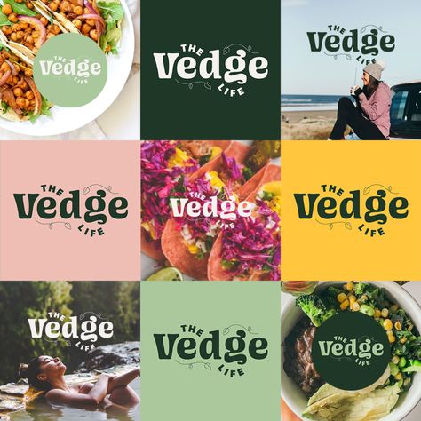 Vegan Food Packaging Design, Vegan Branding Design, Vegan Brand Identity, Food Brand Identity Design, Vegan Moodboard, Organic Food Branding, Vegan Graphic Design, Vegan Packaging Design, Vegan Food Logo