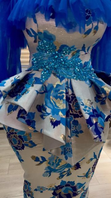 Peplum Lace Styles, Brocade Designs, Peplum Gown Styles, Latest Ankara Peplum Tops And Skirt, Peplum Gown Ankara, Peplum Ankara Styles, Lace Skirt And Blouse Nigerian Latest 2022, Brocade Dress Styles Nigeria 2022, African Print Long Dress