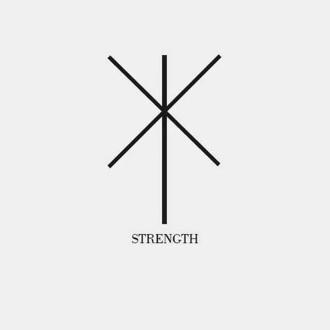 Strength Logo. Thank you Viking Strength Symbol, Viking Symbols Strength, Sigils For Strength, Strength Rune Tattoo, Runes For Strength, Tattoo Strong Symbol, Viking Symbol For Strength, Strength Sigil, Strength Rune