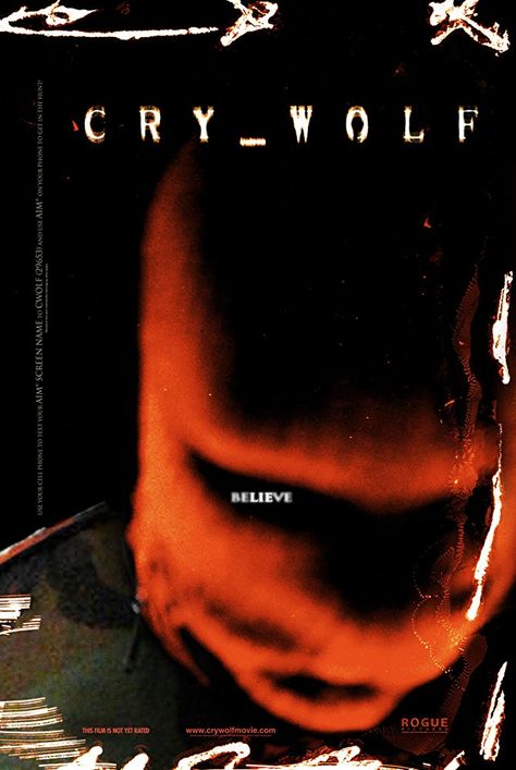 Lindy Booth, Julian Morris, Cry Wolf, Wolf Movie, Wolf Poster, Horror Movies Scariest, Telling The Truth, Slasher Film, Horror Posters