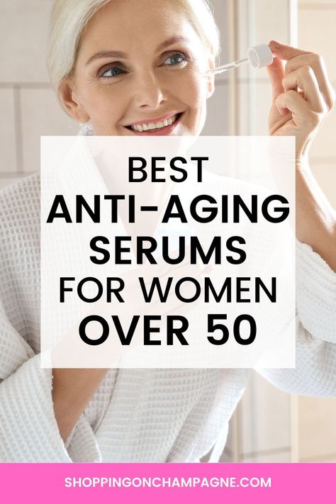 If you’re a woman over 50, you may notice your skin needs a bit more TLC than when you were younger. That's where the magic of anti-aging serums comes in – our little secret to keeping that glow and resilience in our skin.I’ve compiled this comprehensive guide to the best anti-aging serums for every mature skin type and concern. Whether you're dealing with sagging skin, seeking that radiant glow, or looking for a serum gentle enough for your sensitive skin, I've got you covered! The Best Serum For Face, Best Skincare Routine For Women Over 50, Best Wrinkle Cream Top 10 Anti Aging, Skin Care Over 50 Anti Aging, Best Anti Aging Skin Care For Over 50, Skincare For Anti Aging, Best Anti Aging Skin Products, Beauty Over 50, Best Anti Aging Serum