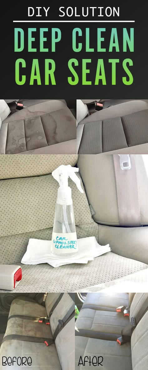 Clean Cloth Car Seats, How To Clean Car, Car Seat Cleaner, Car Upholstery Cleaner, Cleaning Car Upholstery, Clean Hacks, Clean Car Seats, Monami Frost, Seat Cleaner