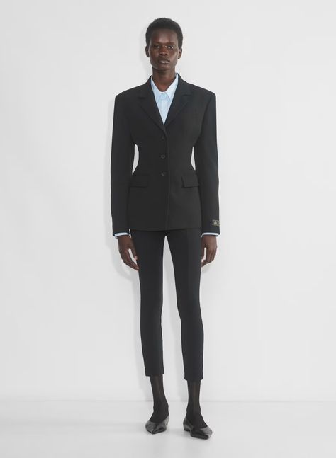 STANDOUT BLAZER - Softly structured slim-fit blazer Delayed Gratification, Material Gworl, Birthday 24, Closet Wishlist, Xmas 2024, Hourglass Silhouette, Corporate Attire, Slim Fit Blazers, Blouse Jeans