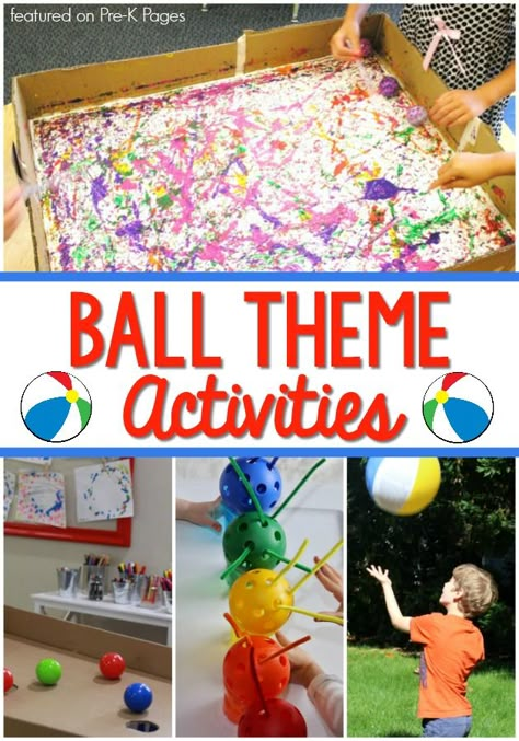 Ball Theme Activities for TSG Creative Curriculum Ball Study Activities, Ping Pong Ball Activities Preschool, Tennis Activities For Preschool, Do All Balls Bounce Preschool, Groovy Joe Activities, Activities About Balls For Preschool, Balls Lesson Plan Preschool, Ball Curriculum For Preschool, Creative Curriculum Balls Study Preschool